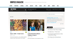 Desktop Screenshot of immpressmagazine.com